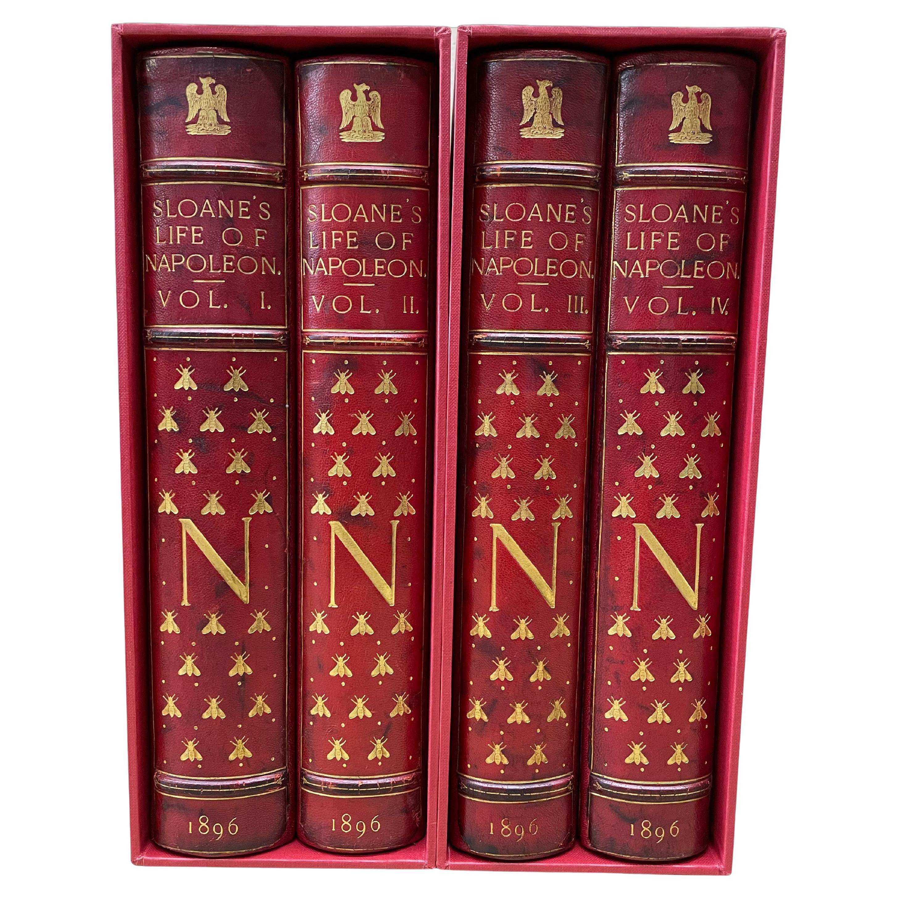Das Leben von Napoleon Bonaparte von William Milligan Sloan, in vier Bänden, 1896 im Angebot