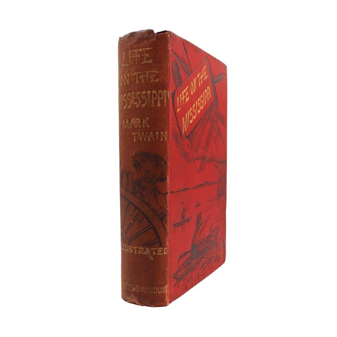 Apogée victorien Life on the Mississippi de Mark Twain, première édition britannique, planches originales, 1883 en vente