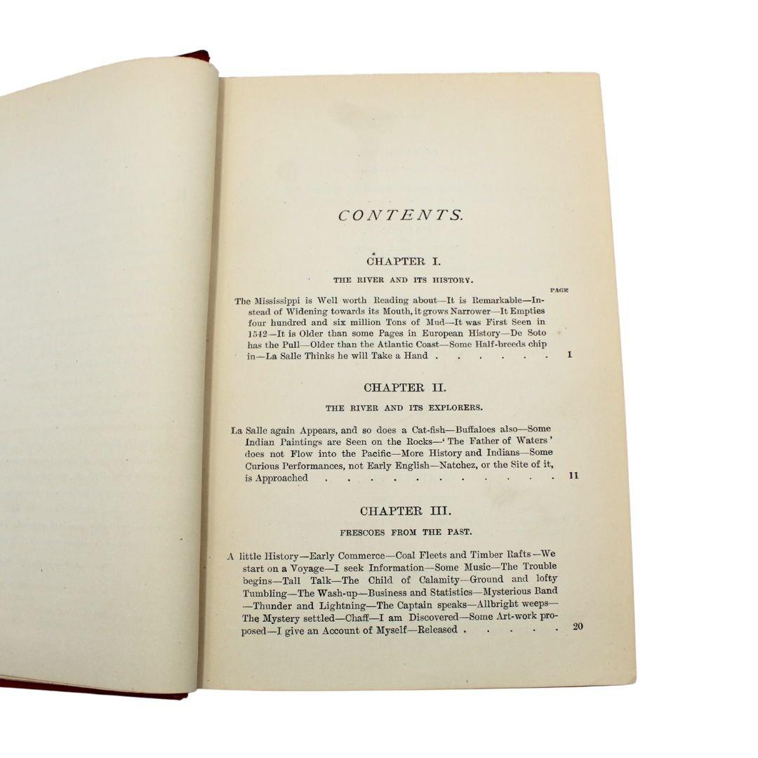 Life on the Mississippi de Mark Twain, première édition britannique, planches originales, 1883 en vente 1