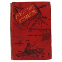 La vida en el Mississippi por Mark Twain, Primera edición británica, cartones originales, 1883