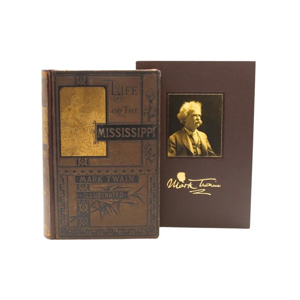 Life on the Mississippi by Mark Twain, First US Edition, Second State, 1883 1