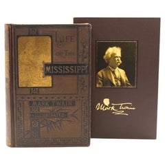 Life on the Mississippi by Mark Twain, First US Edition, Second State, 1883