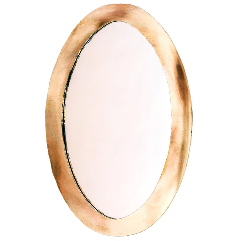 "Life" contemporary mirror , 120x90 bronzed silvered glass frame For Sale at 1stDibs