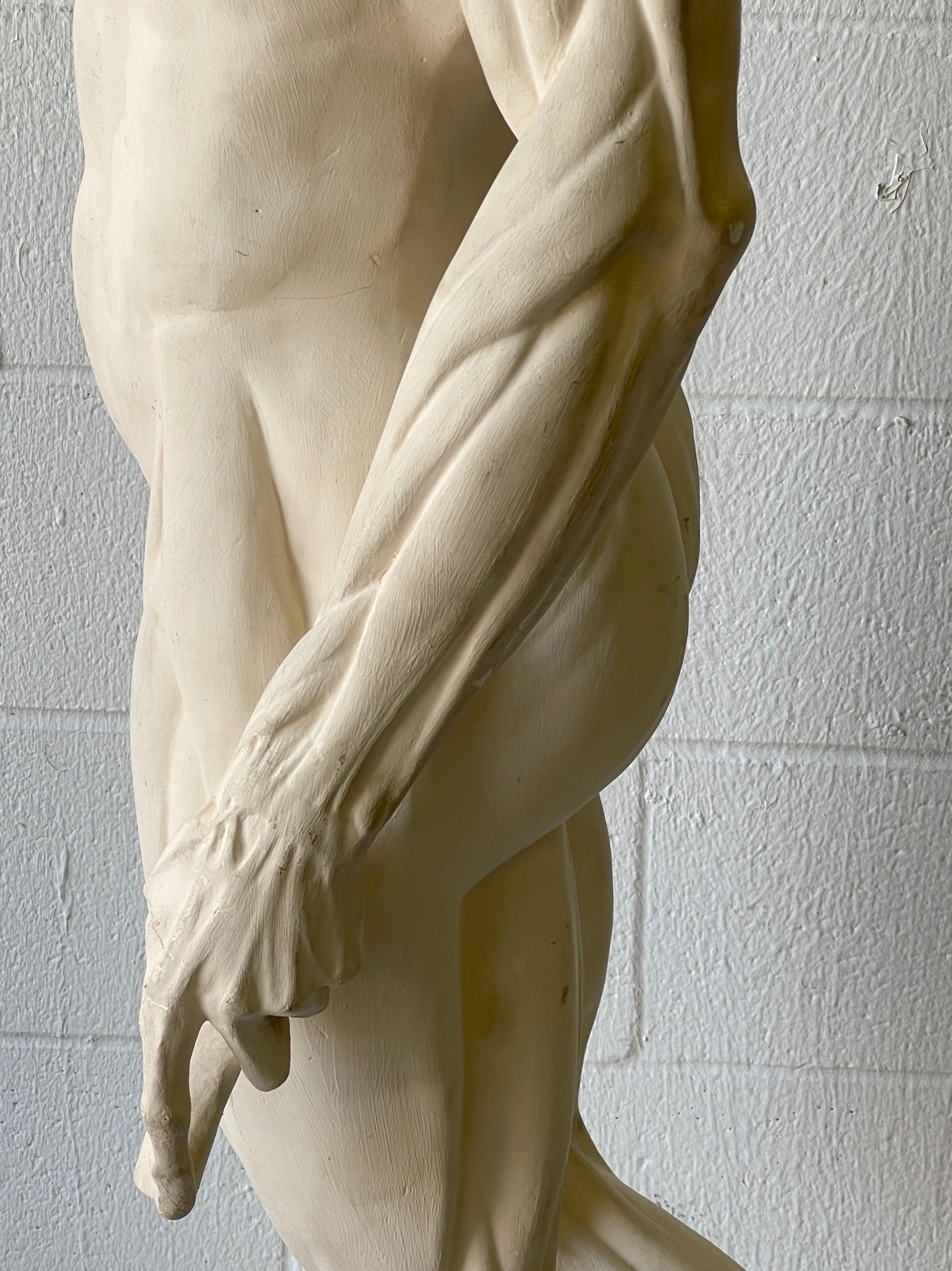 Life Size Anatomical Study of Flayed Male L'ecorche After Jean-Antoine Houdon For Sale 5