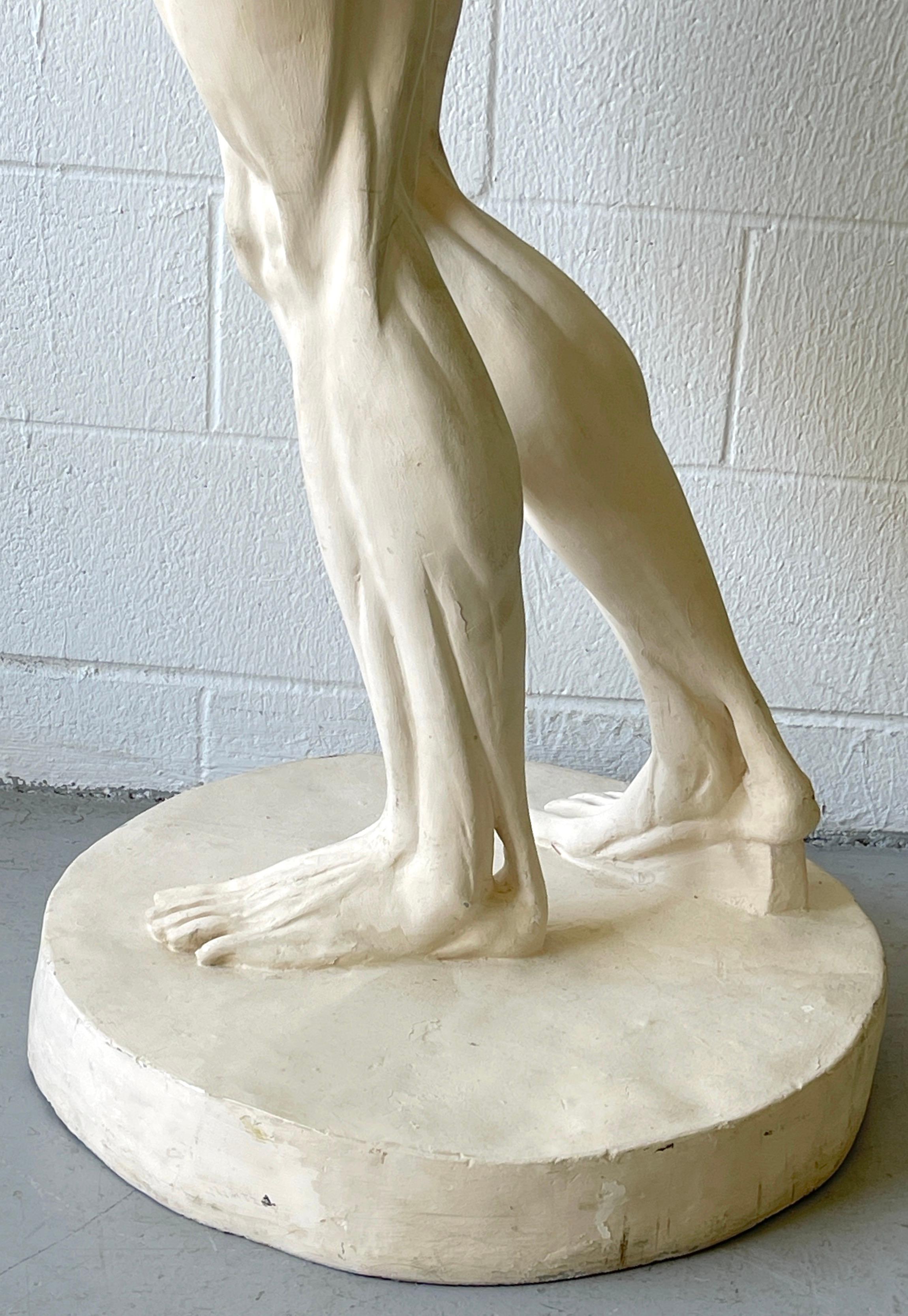 Life Size Anatomical Study of Flayed Male L'ecorche After Jean-Antoine Houdon For Sale 6