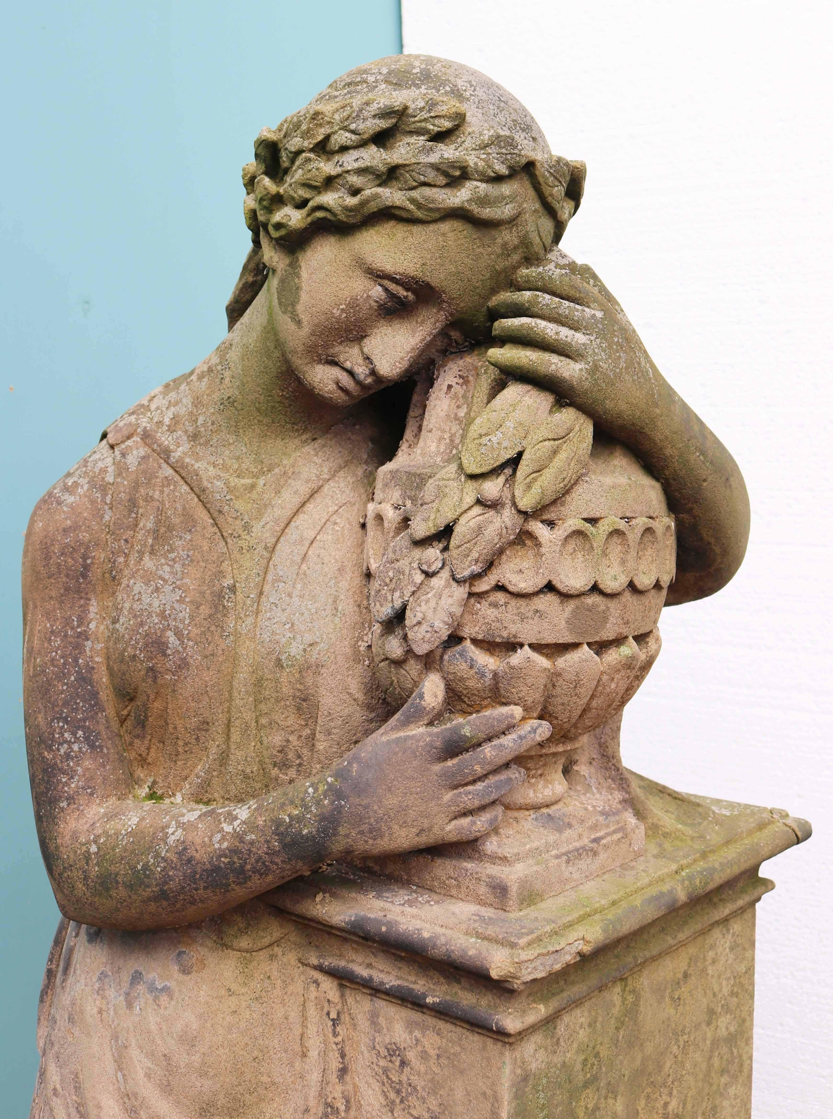 European Life-Size Antique Classical Stone Statue