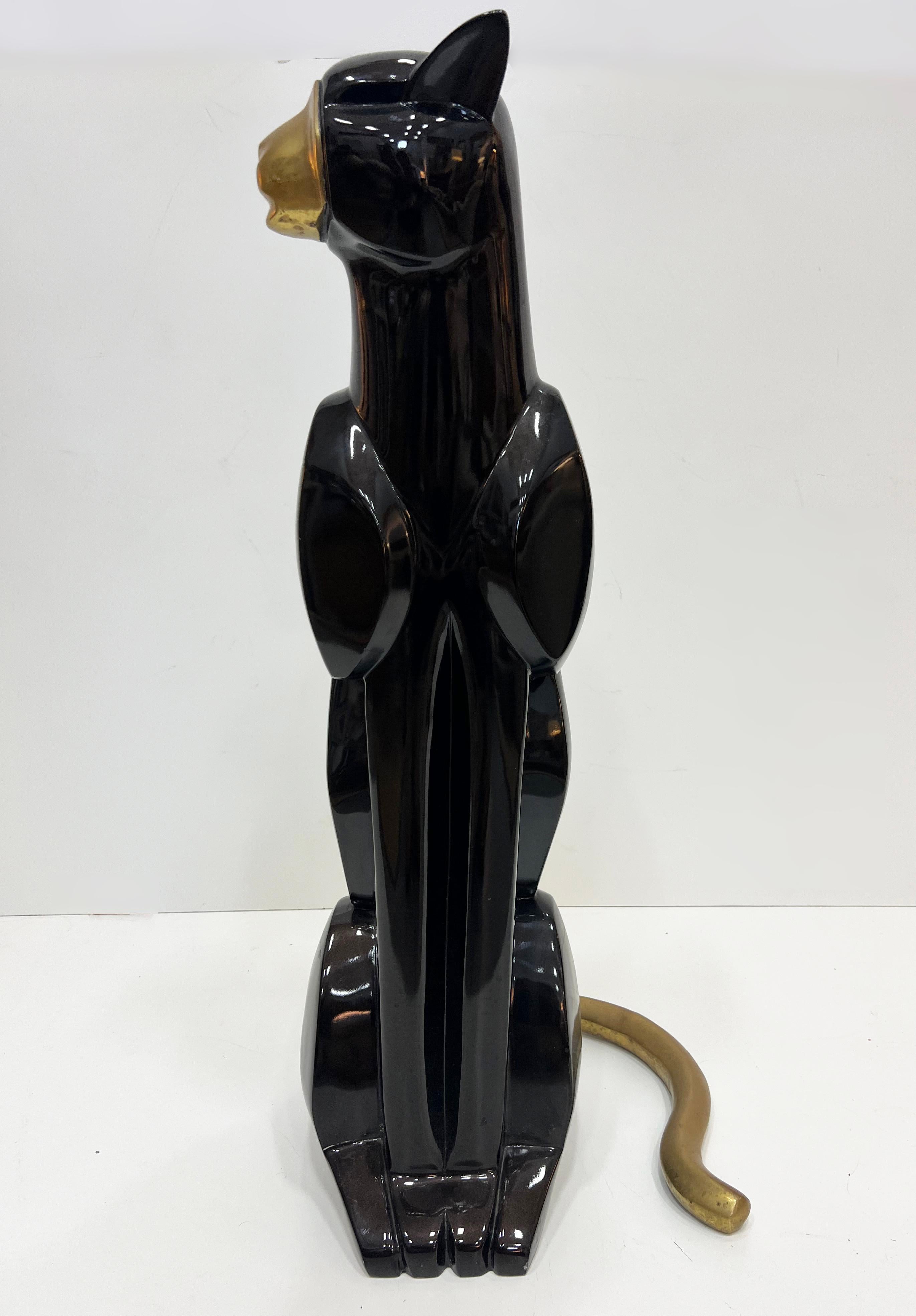 Life size Art Deco Panther, Manner of Loet Vanderveen For Sale 1