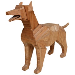 Life-Size Artist Created Sculpture of Dog