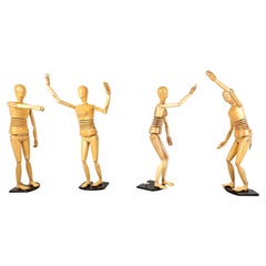 Life size artistic lay figures set of 4, 1980s