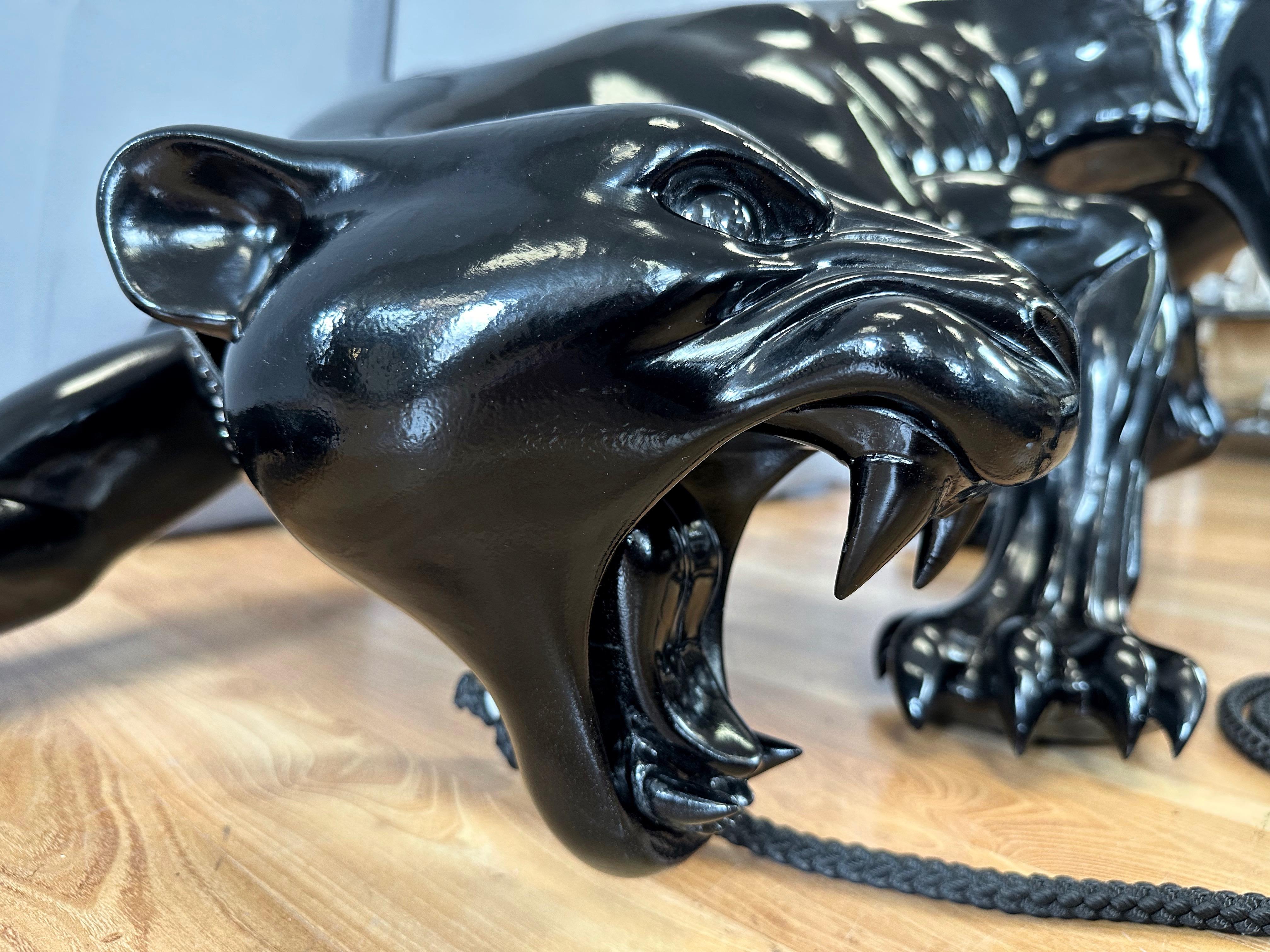 Life-Size Black Panther Sculpture, Gucci Store Custom Display Piece, circa 2005 3