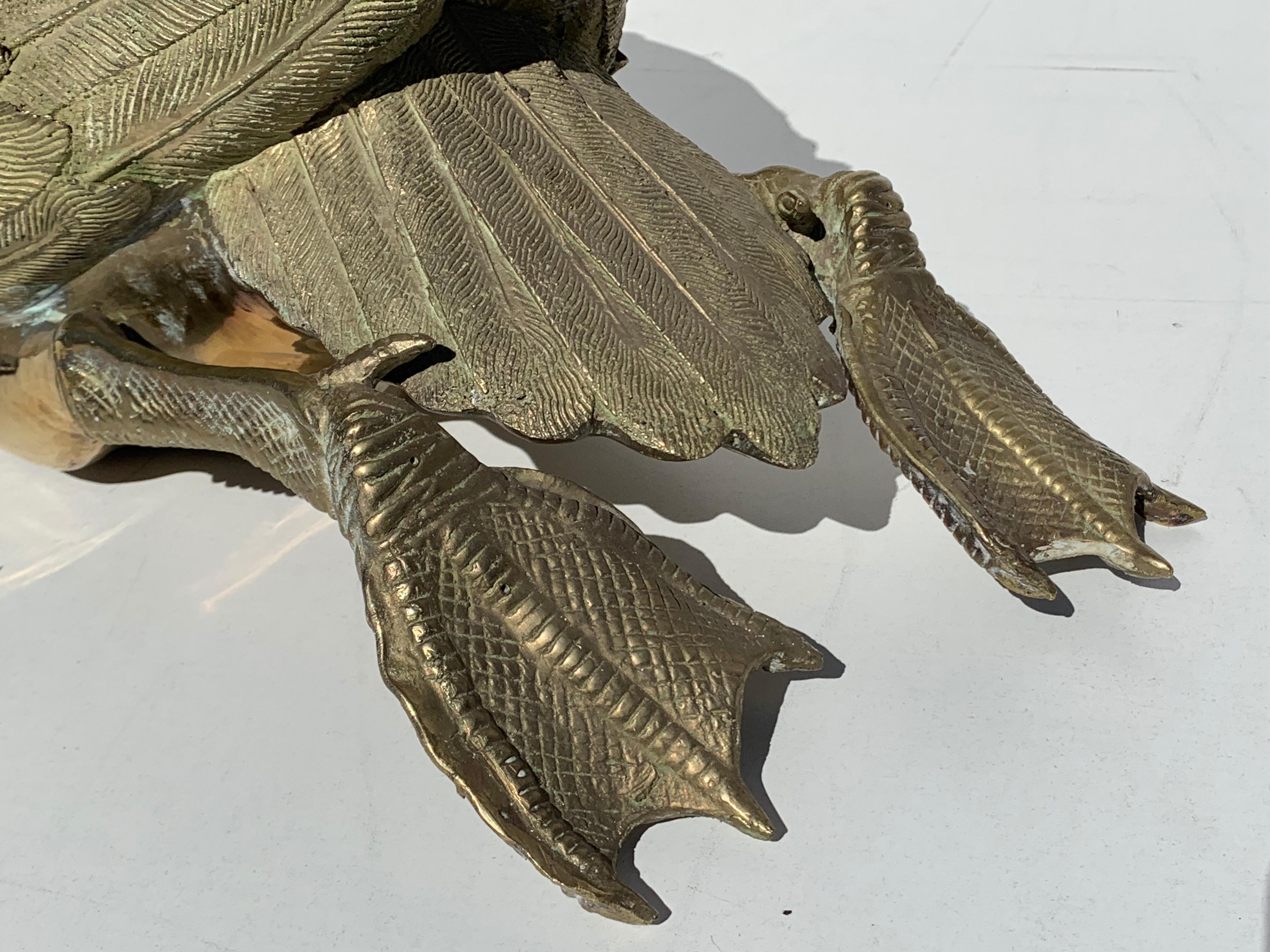 Life-Size Brass Swan Sculpture 6