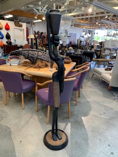 Life Size Bronze African Woman in the Style of Hagenauer