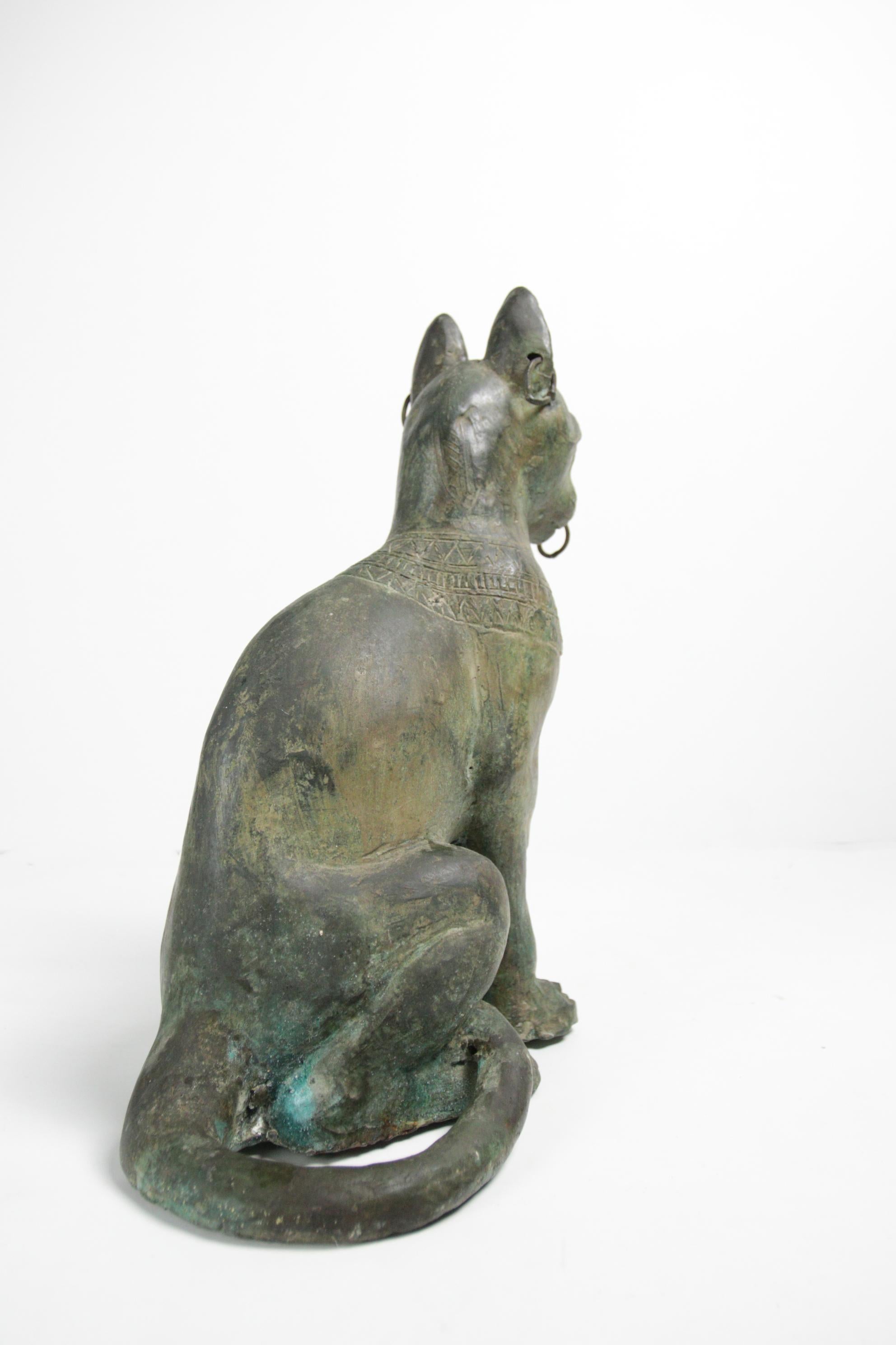 Life Size Bronze Bastet Cat Free Shipping For Sale 2