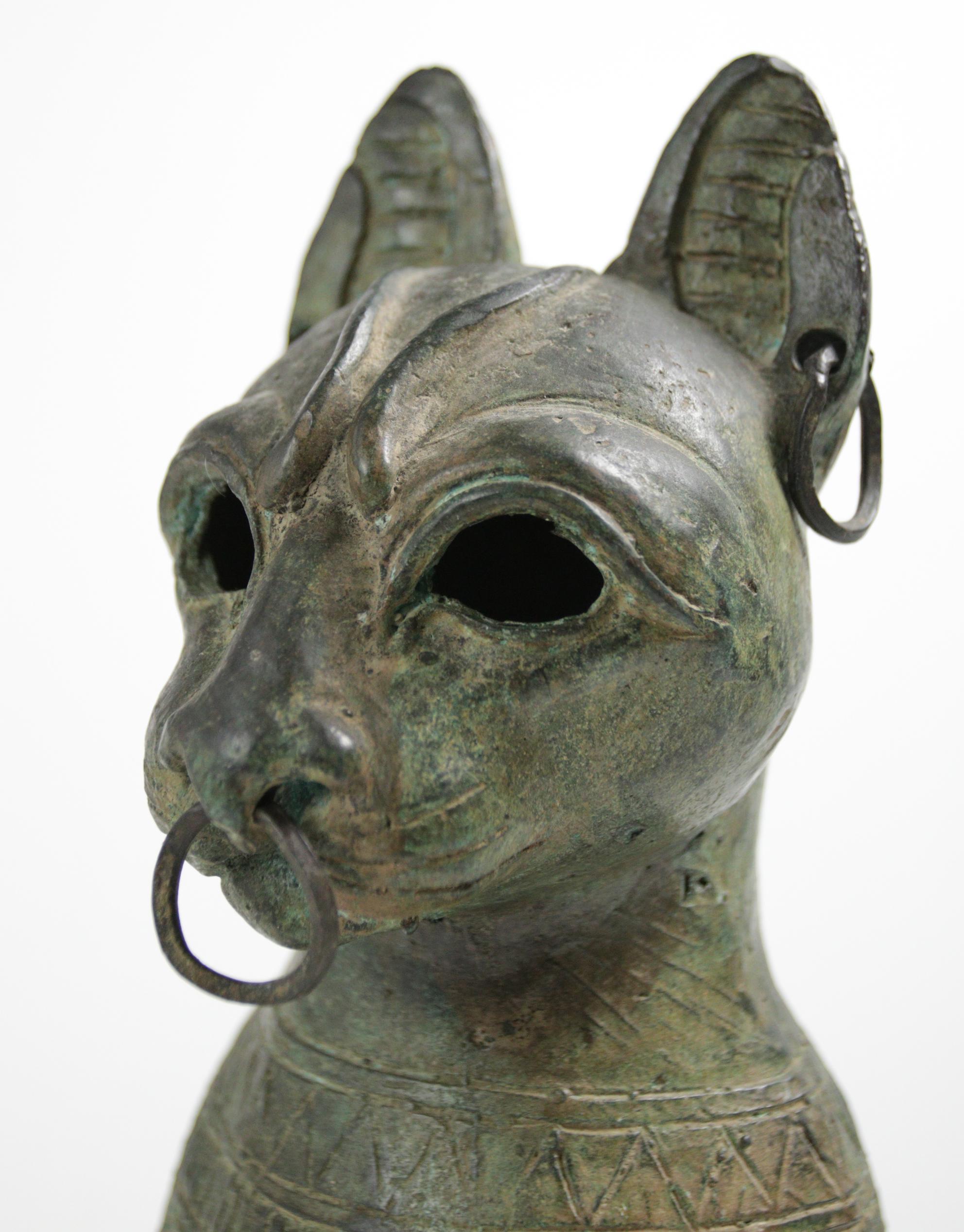 Life Size Bronze Bastet Cat Free Shipping For Sale 10