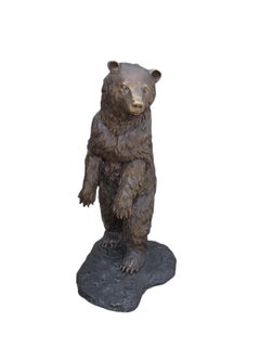 Life-Size Bronze Bear Sculpture, Italian Foundry, 20th Century