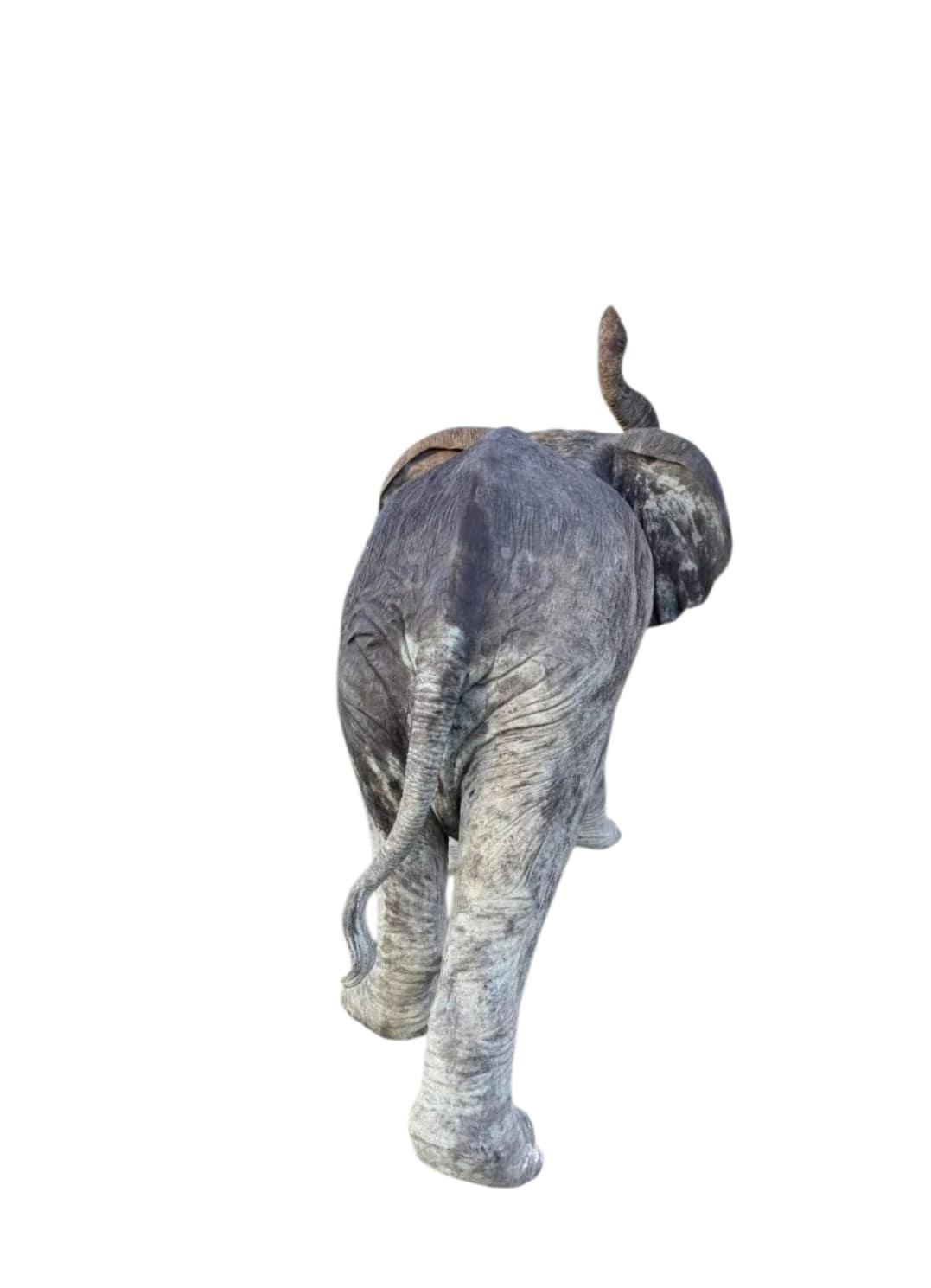 Escultura de elefante de bronce a tamaño natural, fundición italiana, siglo XX en Bueno estado para la venta en Madrid, ES
