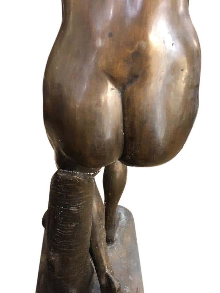 Griechische Olympiastatue in Form einer griechischen Scheibenfigur aus Bronze, 20. Jahrhundert im Angebot 7