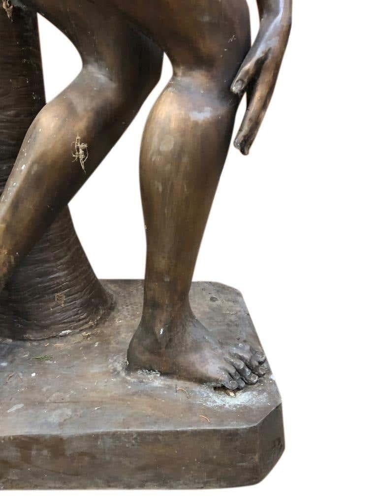 Griechische Olympiastatue in Form einer griechischen Scheibenfigur aus Bronze, 20. Jahrhundert im Zustand „Gut“ im Angebot in Southall, GB