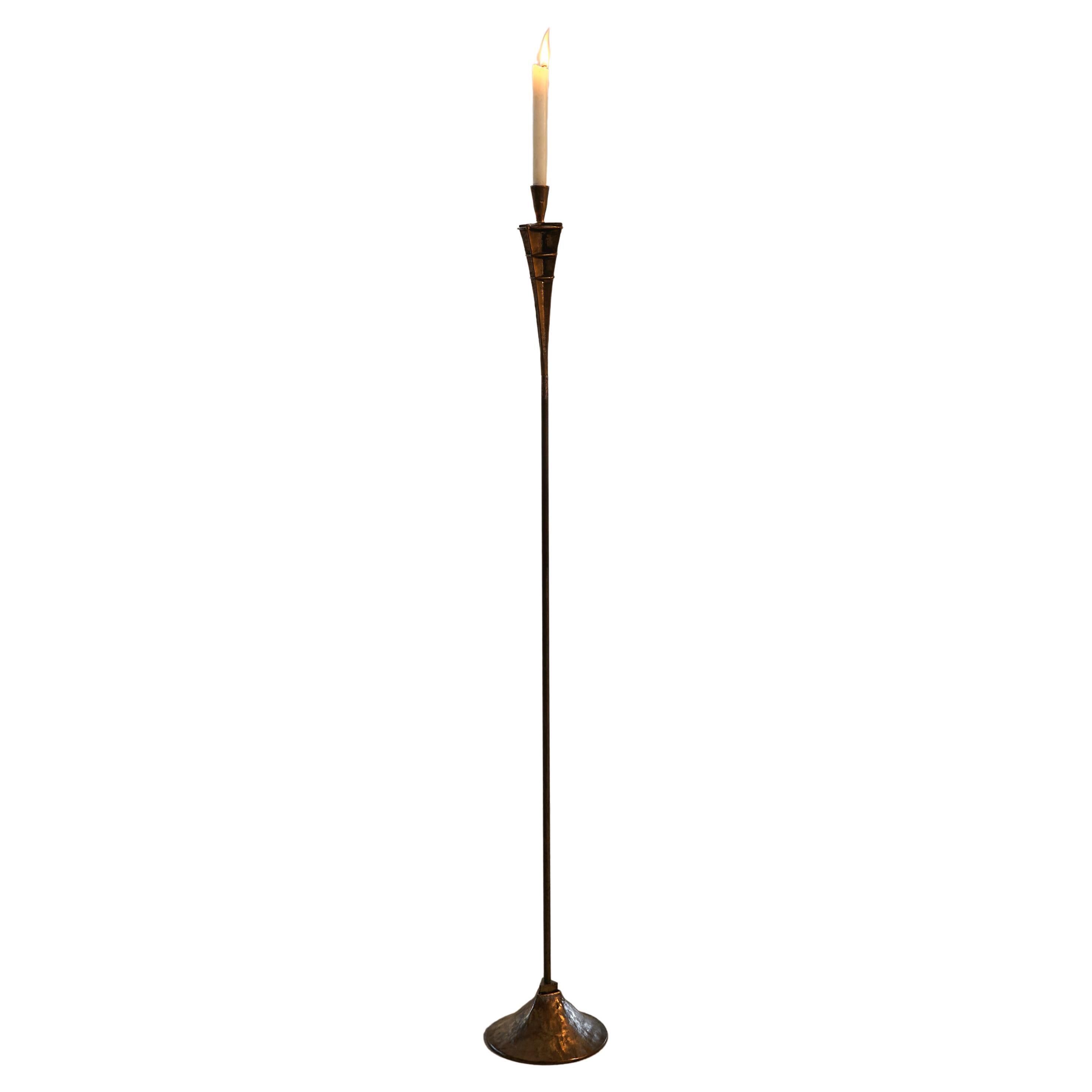 Life Size Brutalist Candle Stand For Sale