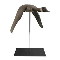 Life-Size Canada Goose Decoy on Stand