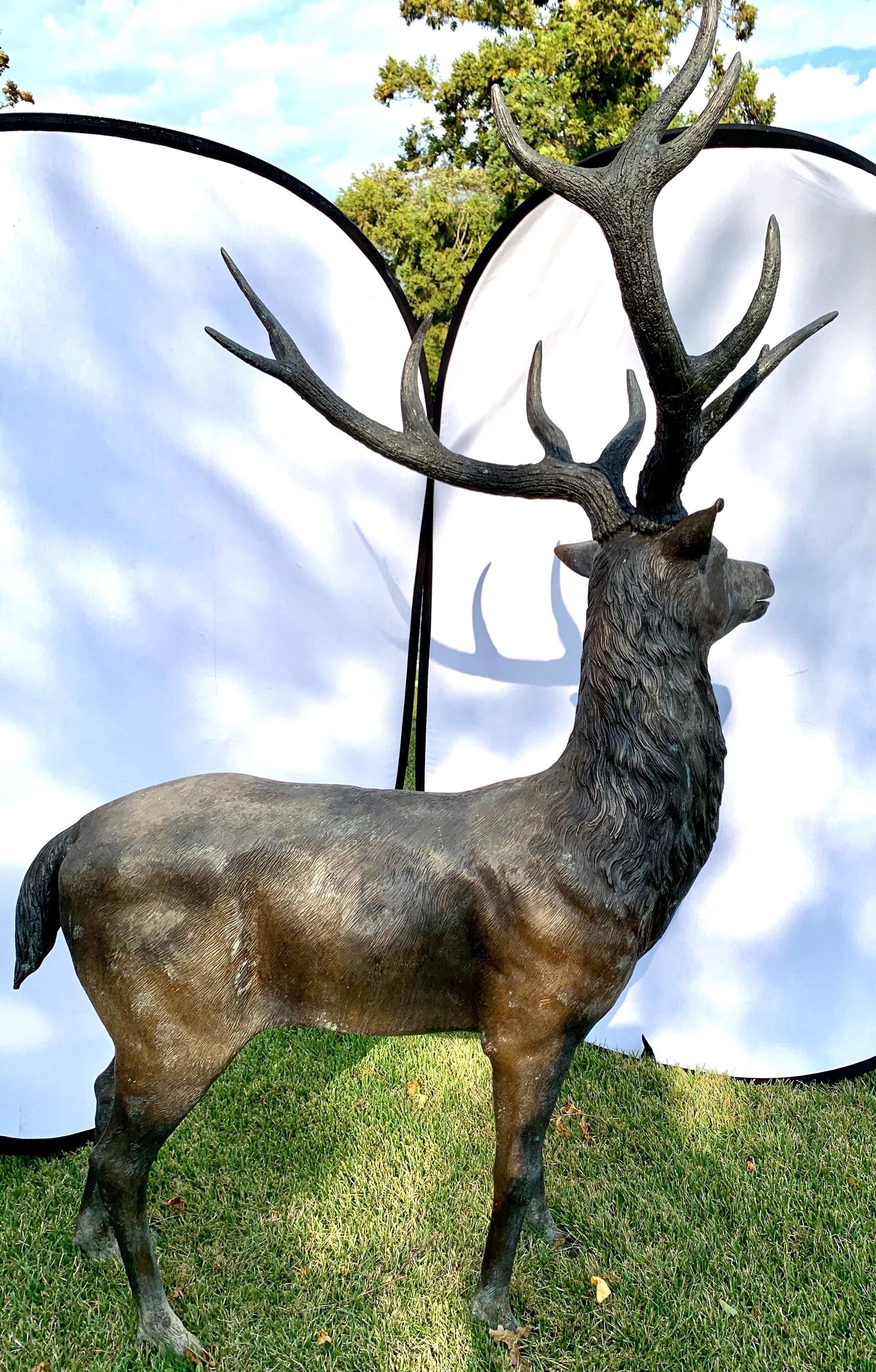 reindeer statue life size