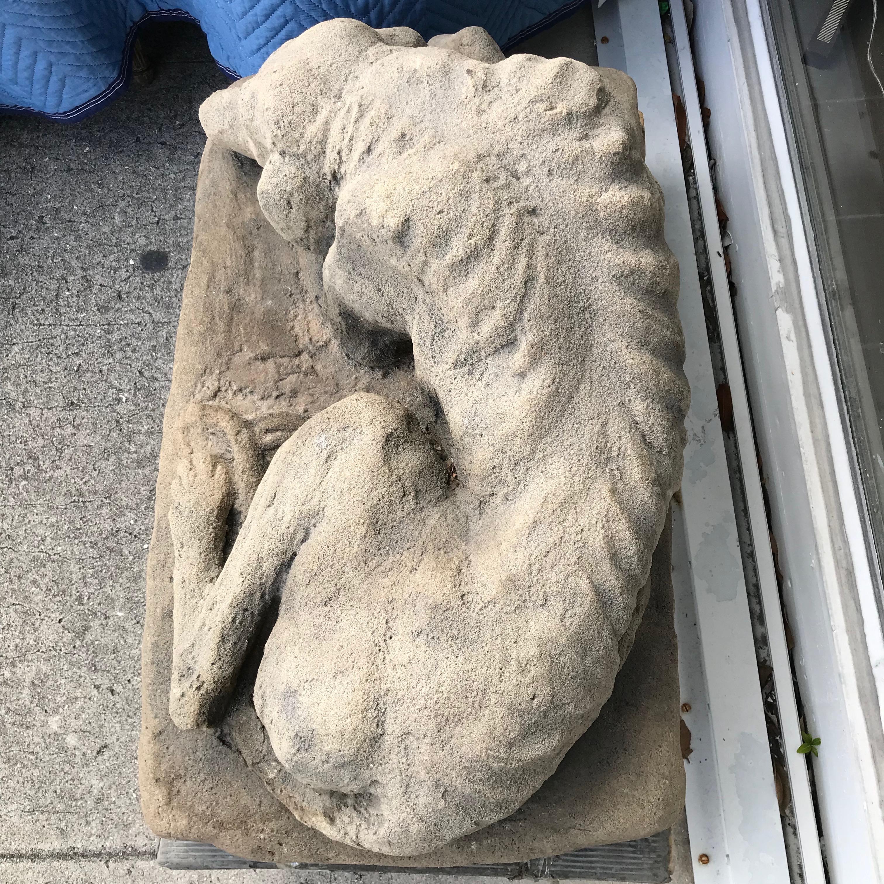 Life Size Cast Stone /Concrete Figure of a Dog 5