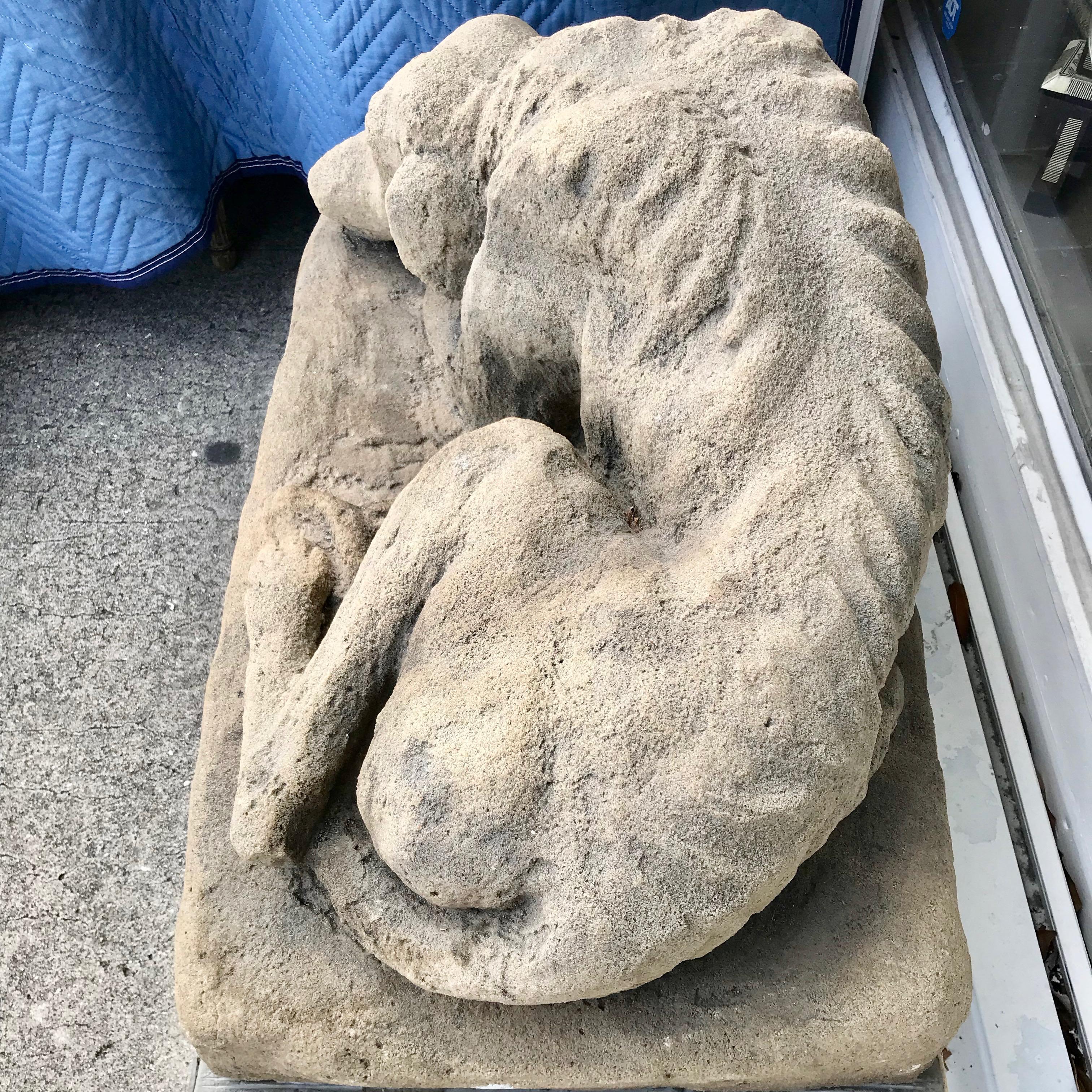 Life Size Cast Stone /Concrete Figure of a Dog 4