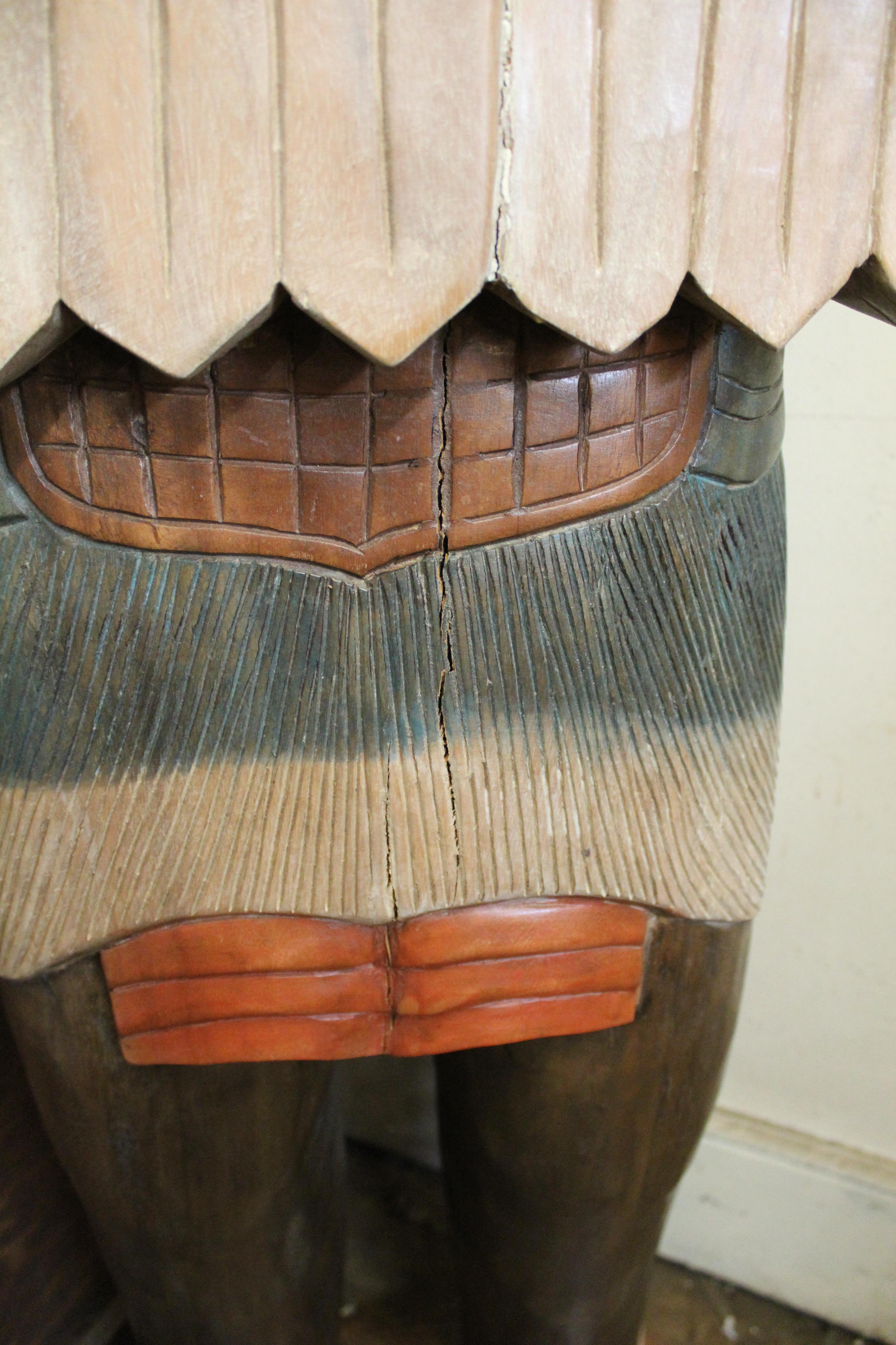 Zigarrenladen in Lebensgröße Indianer im Angebot 1