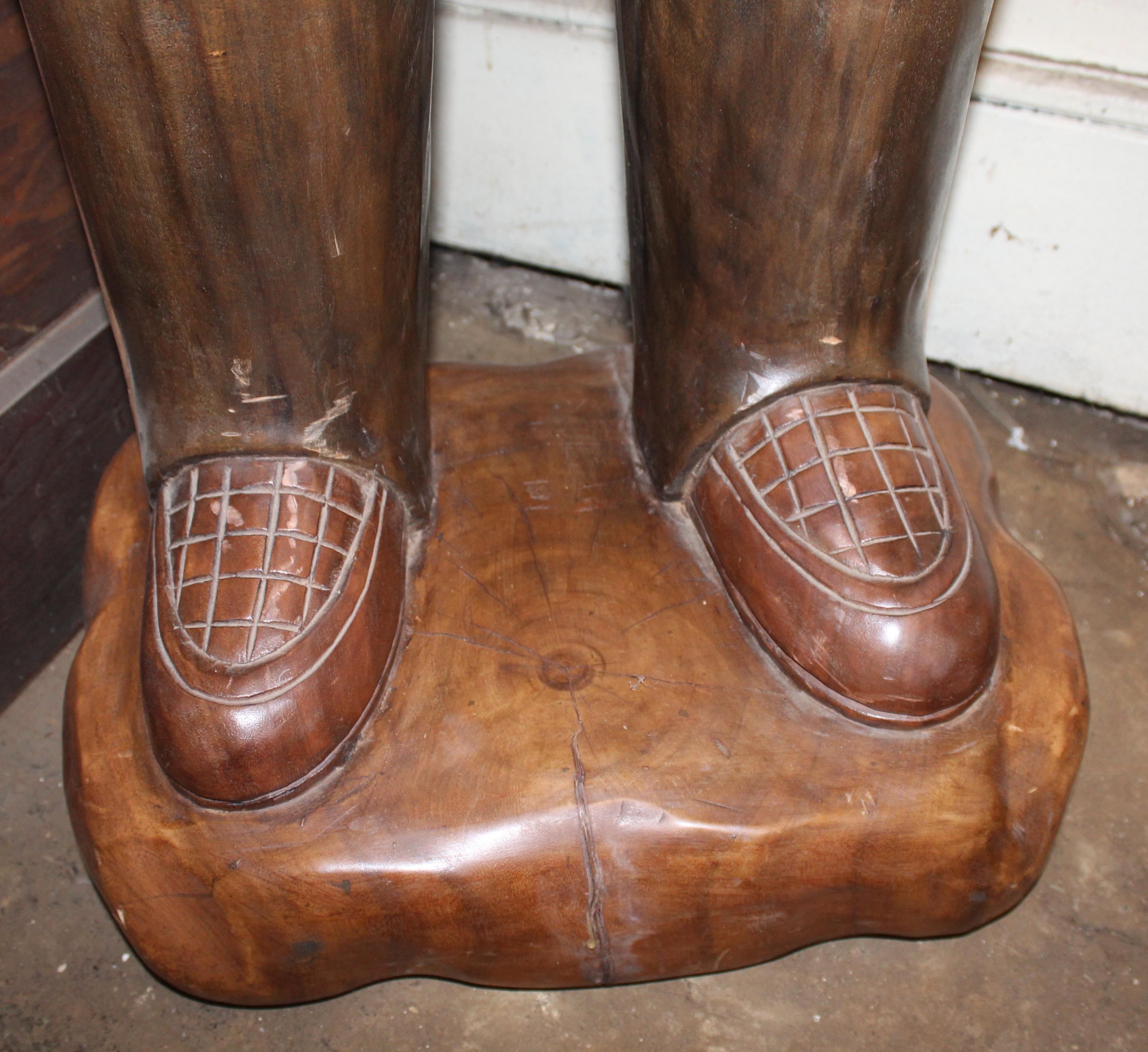 Zigarrenladen in Lebensgröße Indianer im Angebot 3