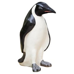 Pingouin grandeur nature en fibre de verre Italie 1970