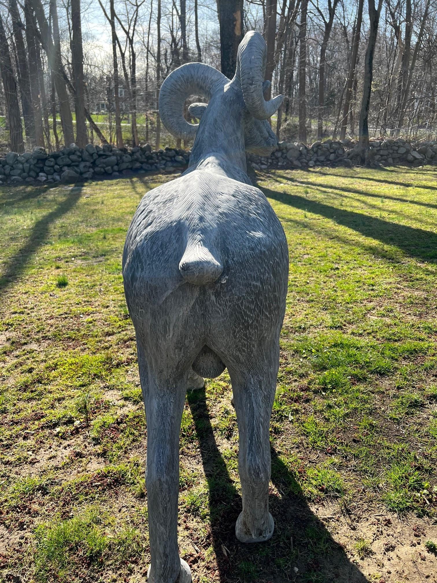 Life Size Fiberglass Ram For Sale 3