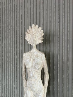 Life-Size Fiberglass Sculpture, in the style of Giacometti. France, 1970s