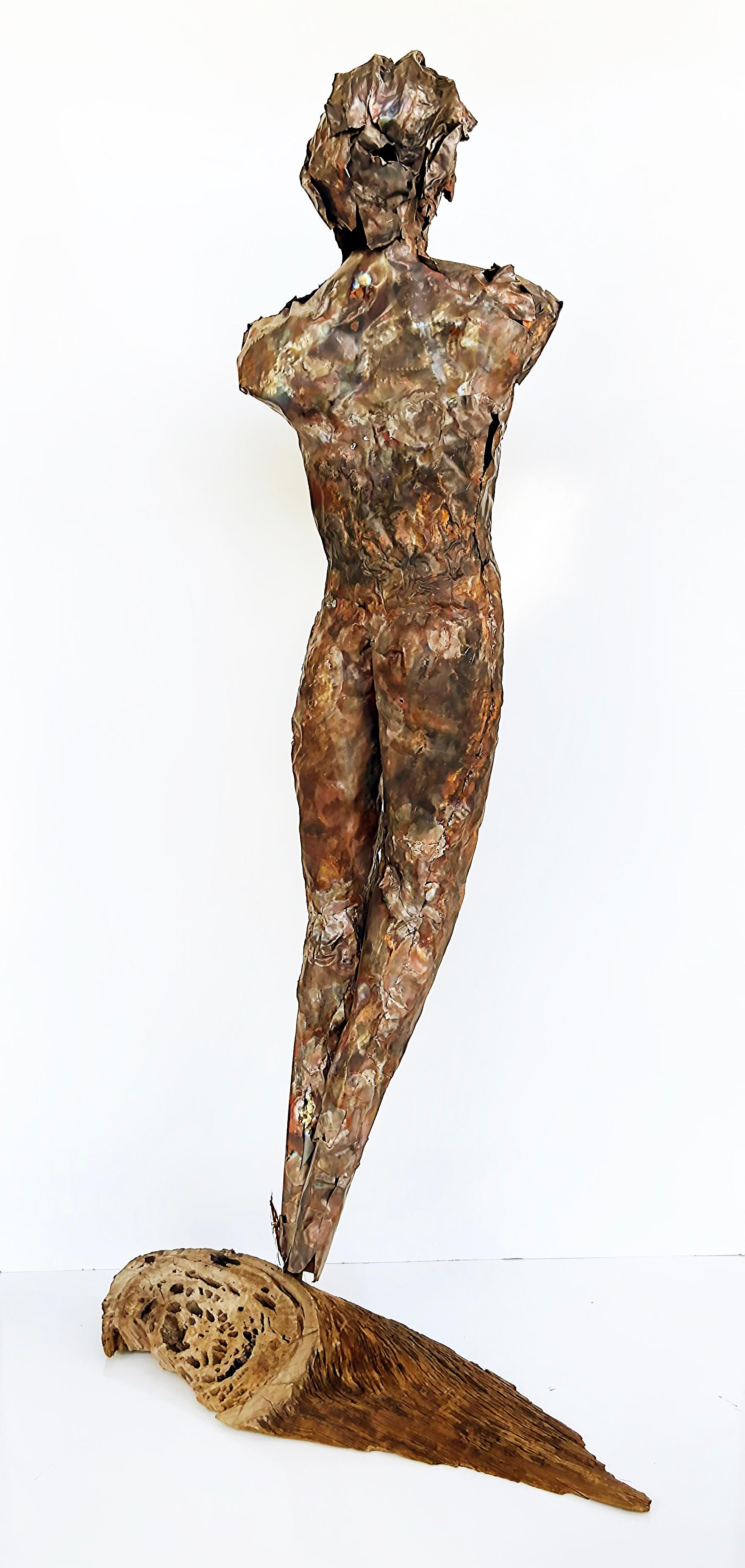 Life-Size Figurative Copper Statue Sculpture by Davis Murphy 2