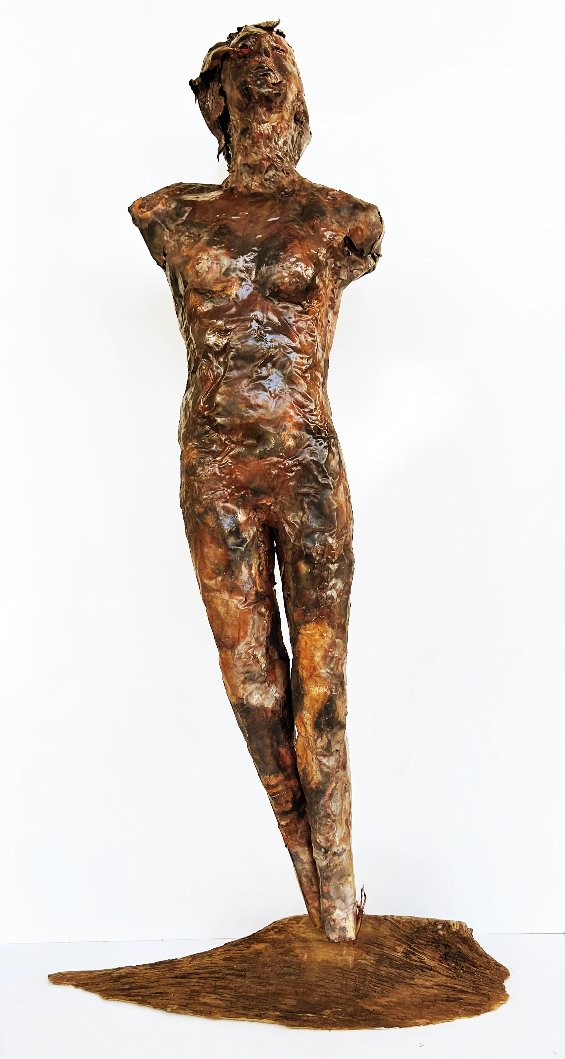 Life-Size Figurative Copper Statue Sculpture by Davis Murphy 3