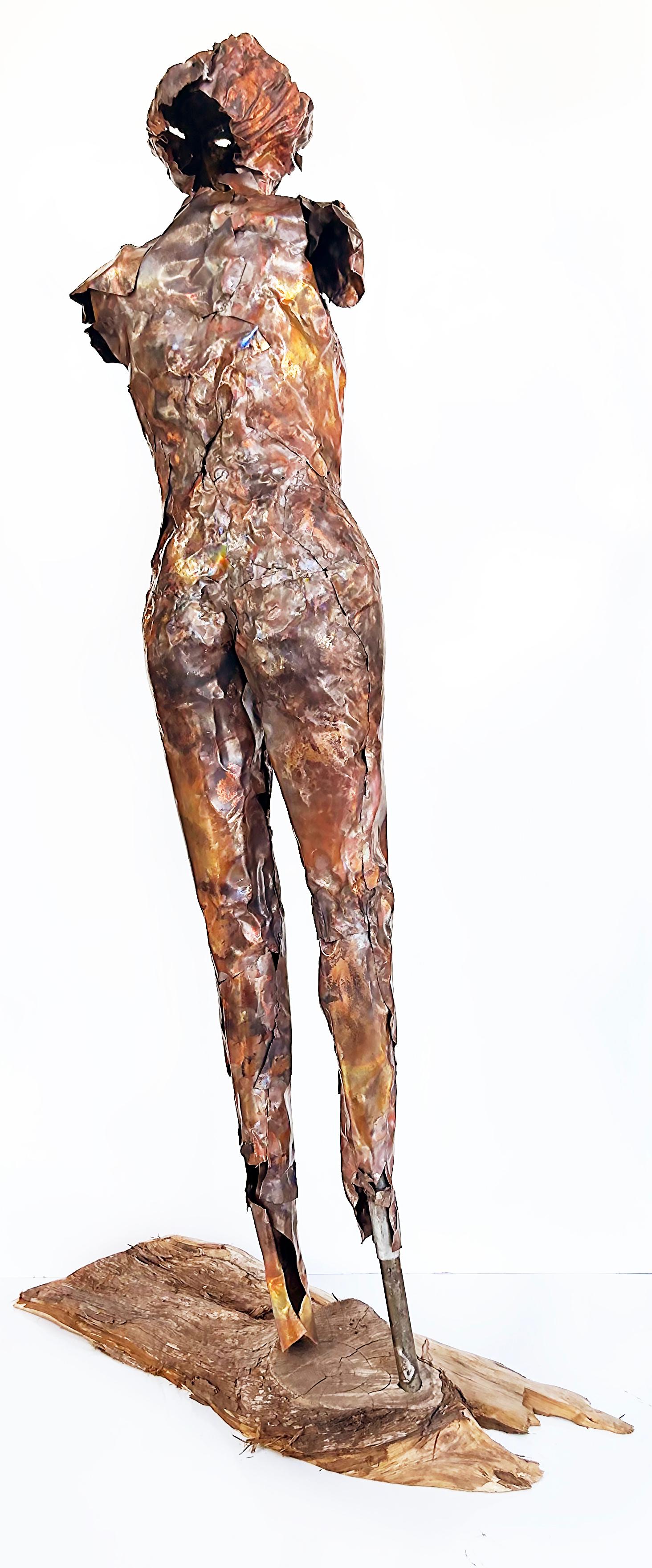 Life-Size Figurative Copper Statue Sculpture by Davis Murphy 5