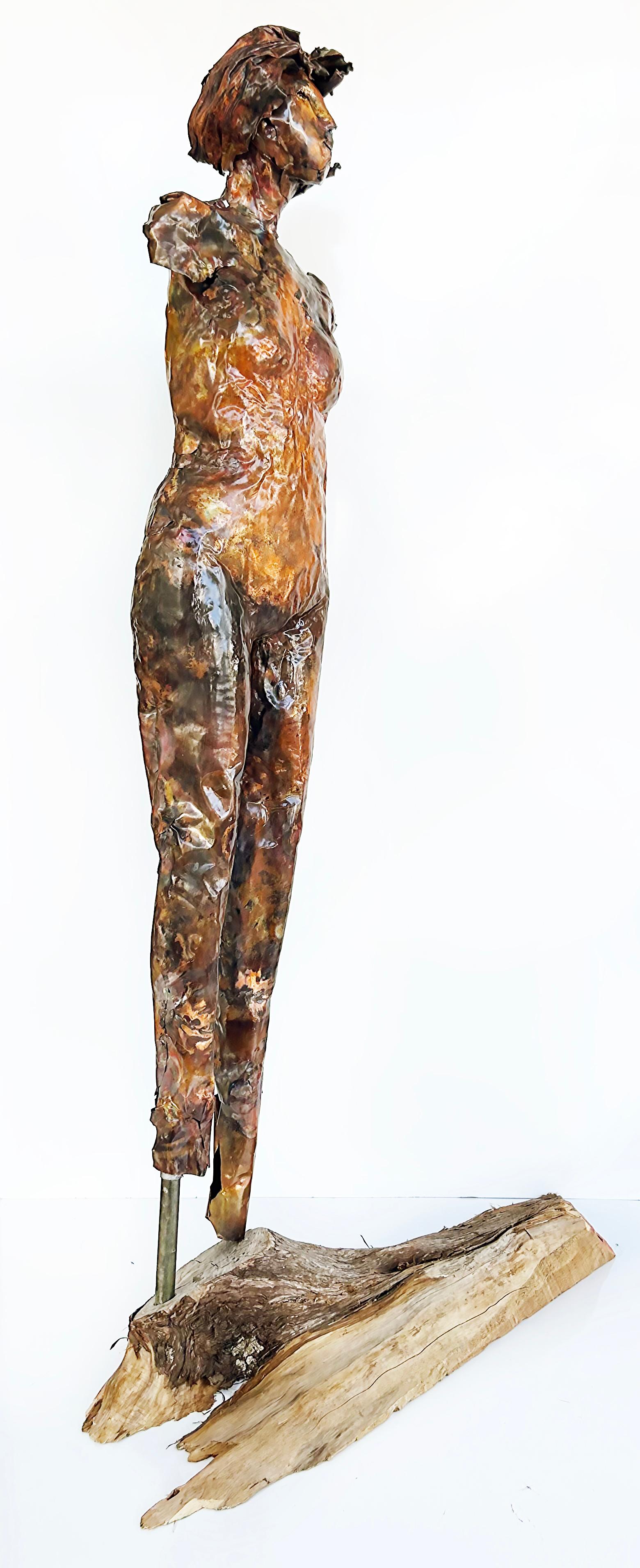 Life-Size Figurative Copper Statue Sculpture by Davis Murphy 7
