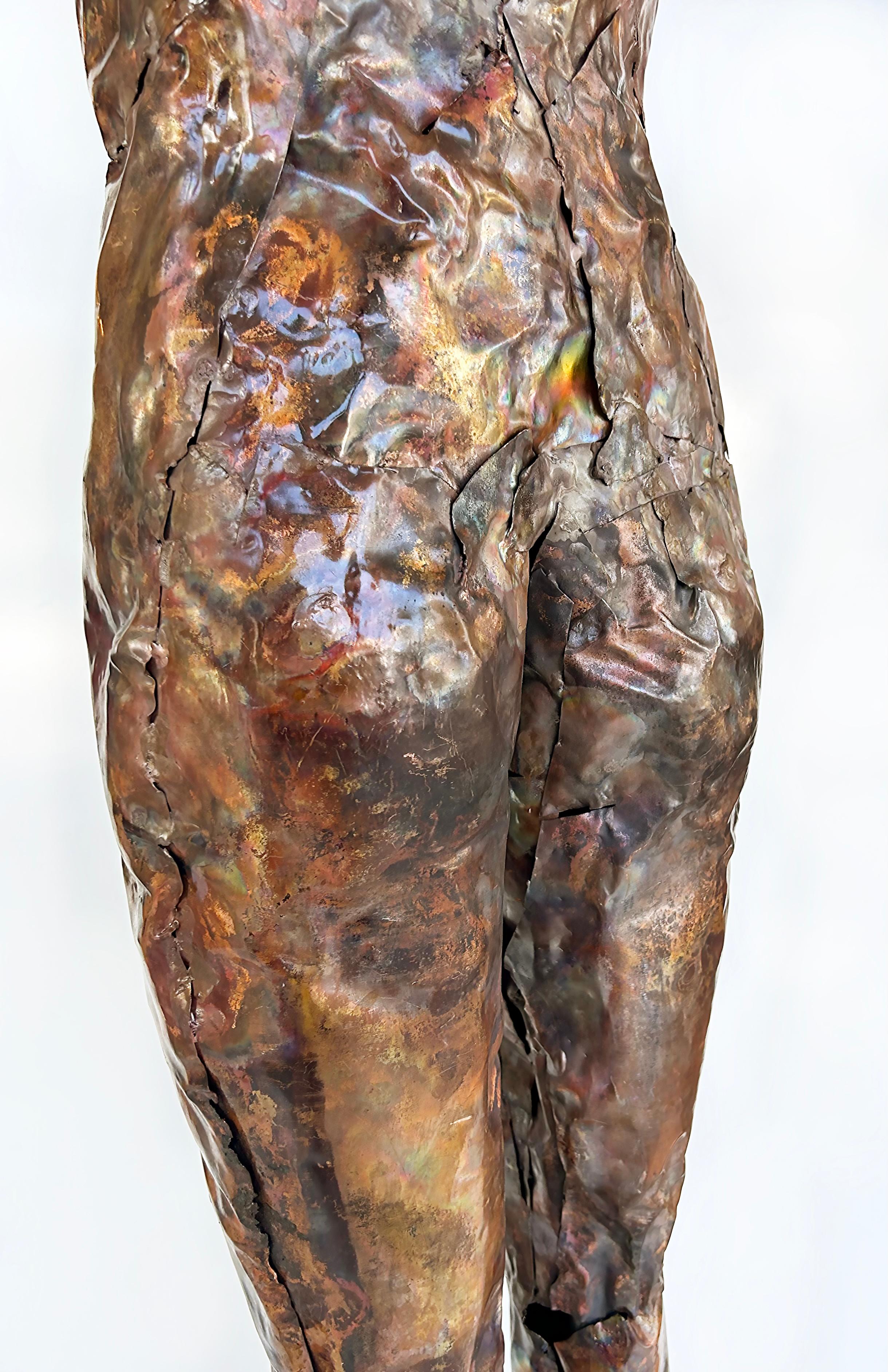 Life-Size Figurative Copper Statue Sculpture by Davis Murphy 10
