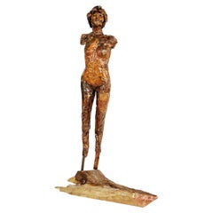 Life-Size Figurative Copper Statue Sculpture by Davis Murphy