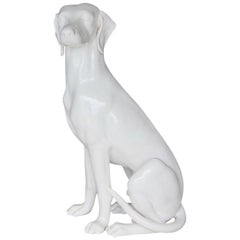 Life Size Italian Ceramic Dog