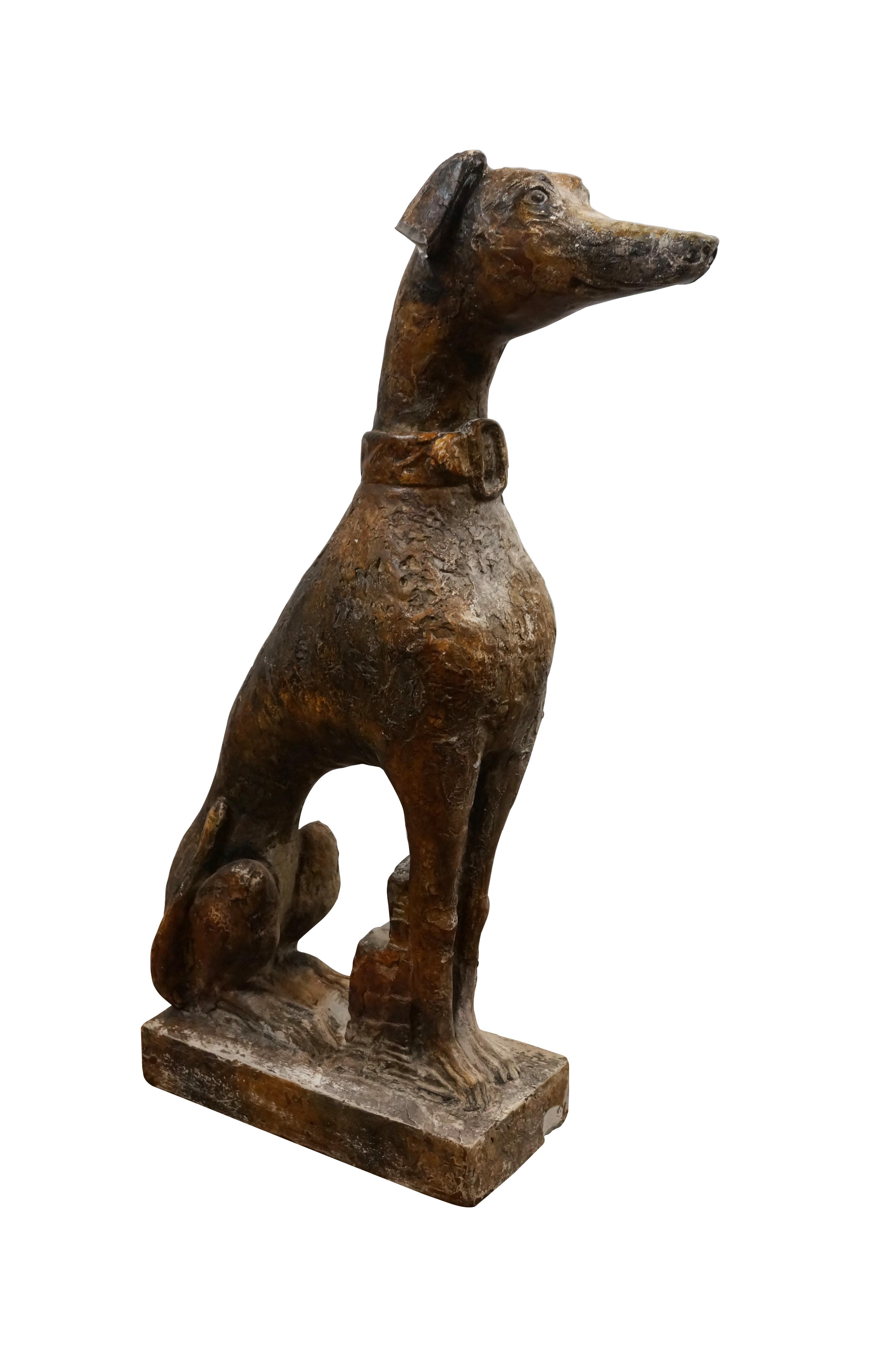 Galgo Italiano Whippet Perro Composición Escultura 32