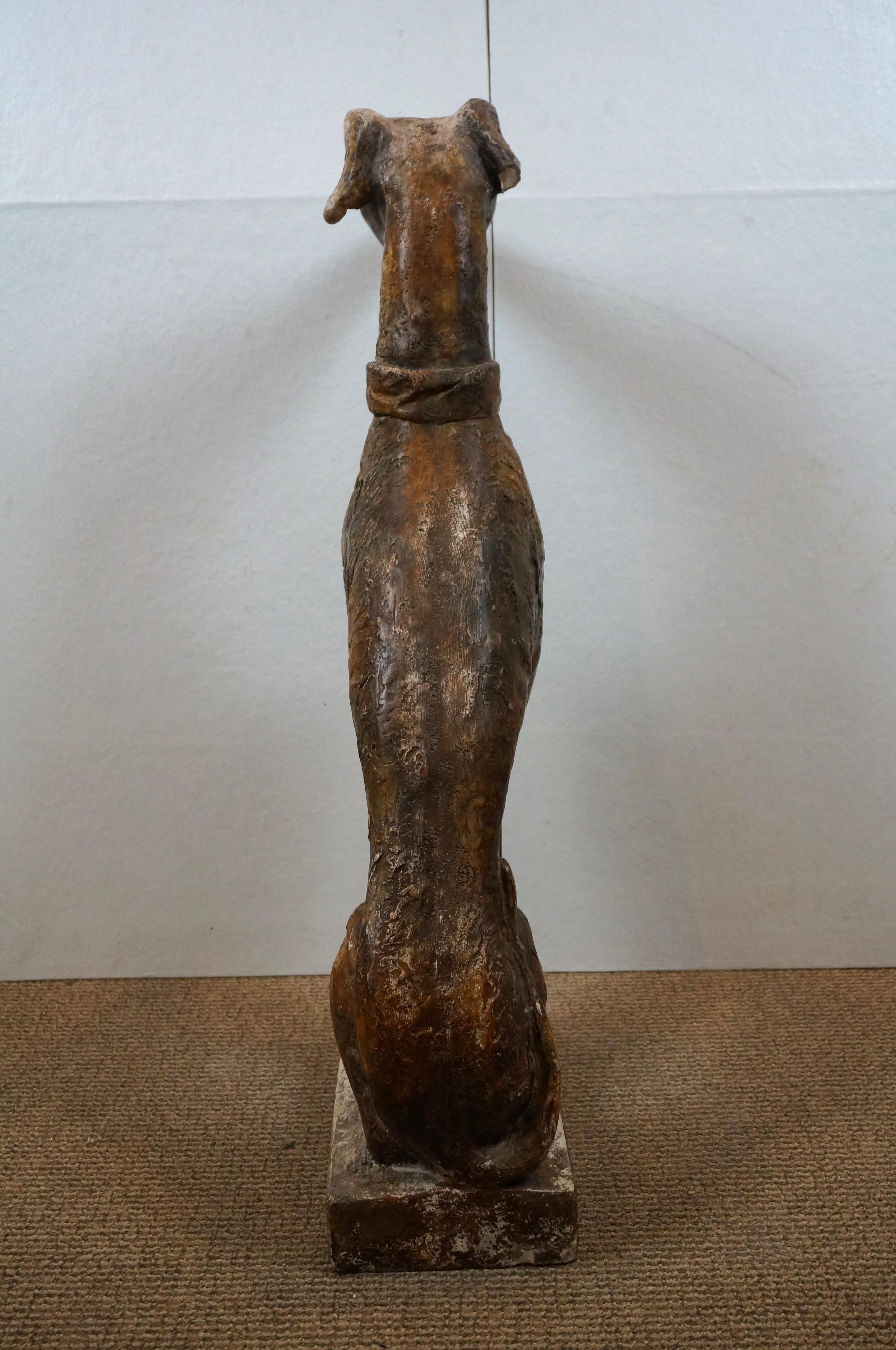 Galgo Italiano Whippet Perro Composición Escultura 32