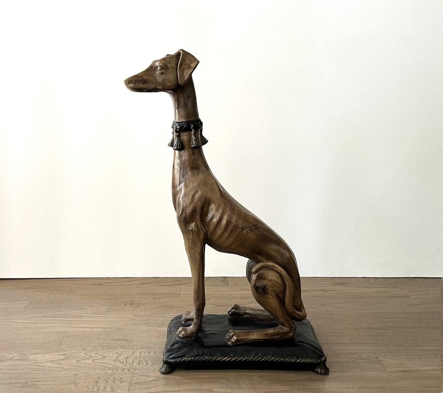 Whippet italiano sentado a tamaño natural, años 60 en venta 2