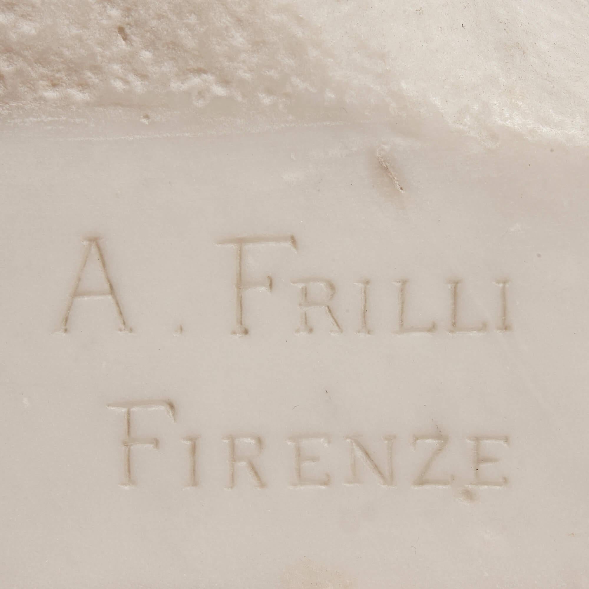 Marmorskulptur des Frühlings in Lebensgröße von Antonio Frilli (19. Jahrhundert) im Angebot