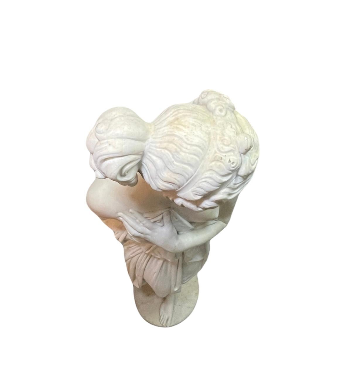 Sculpture en marbre grandeur nature de Vénus d'après La Venus Italica en vente 7