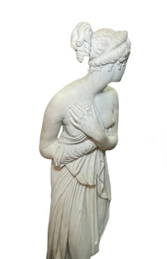 Life Size Marble Sculpture of Venus After “La Venus Italica”