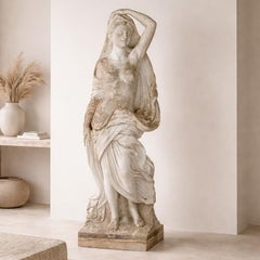 Life-Size Marble Sculpture Statue of “Air” after the Antique by Le Hongre