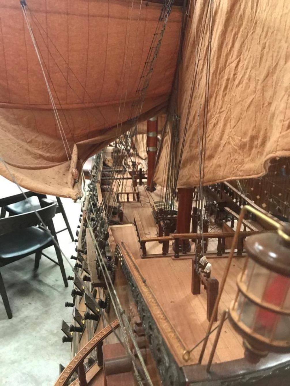 Life-Size Model Tall Ship of the San Felipe In New Condition In Eindhoven, NL
