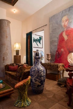 Life size painting from the Belgian visual artist Didier Mahieu