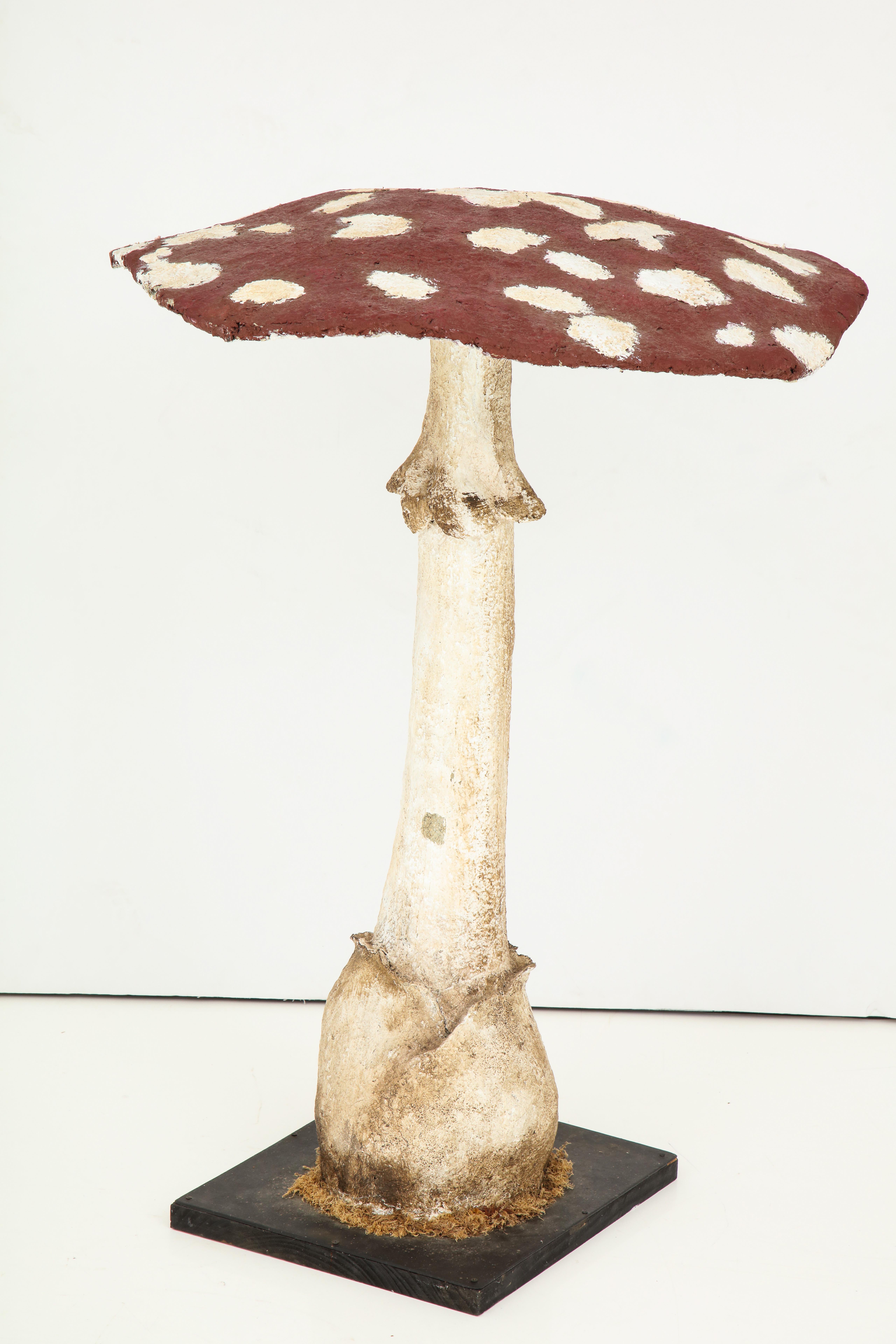Life-Size Papier Mâché Amanita Muscaria Mushroom For Sale 4