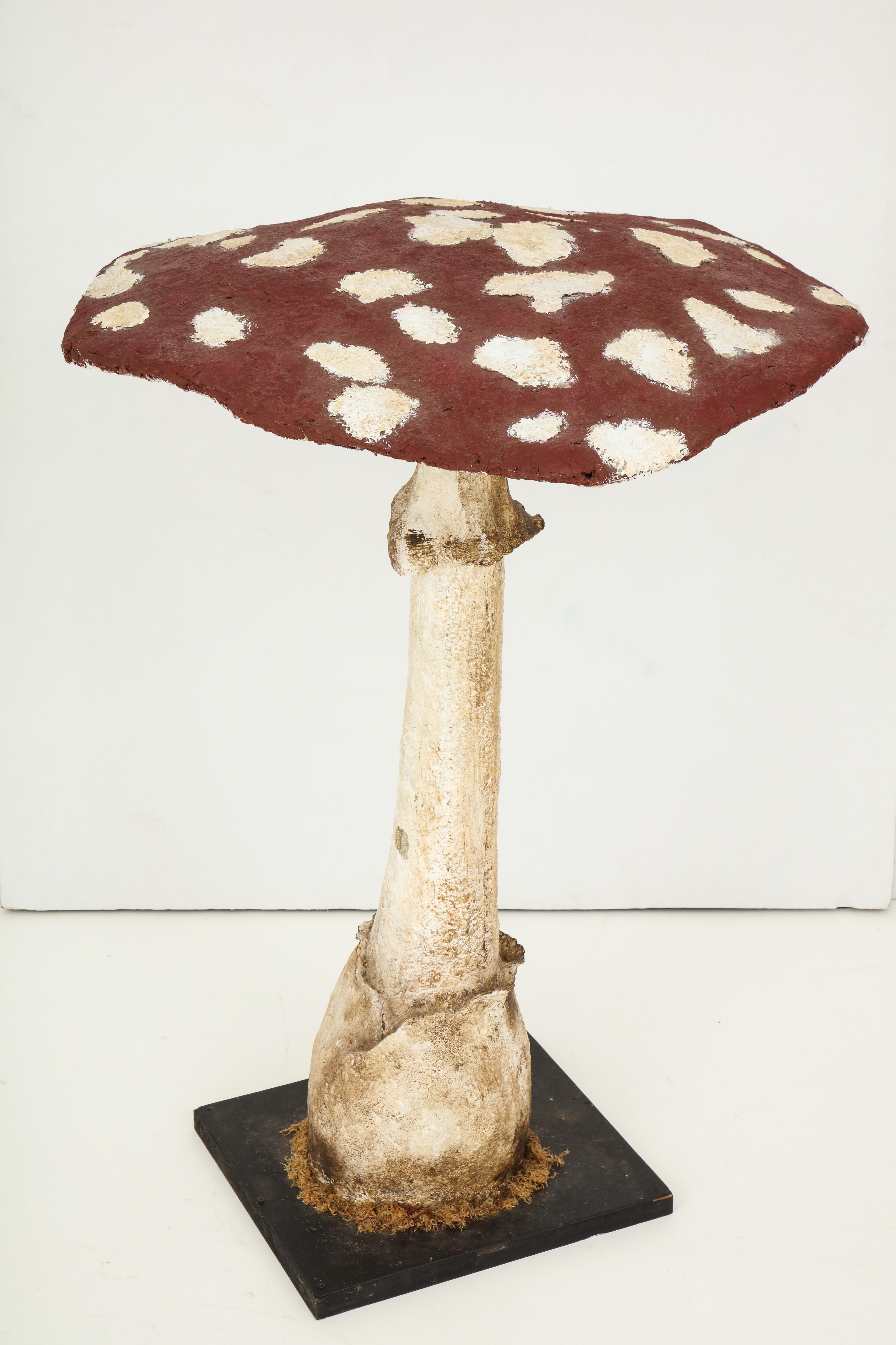 paper mache mushroom ornaments